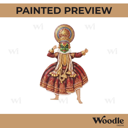 Kathakali Pre Marked MDF Design 1