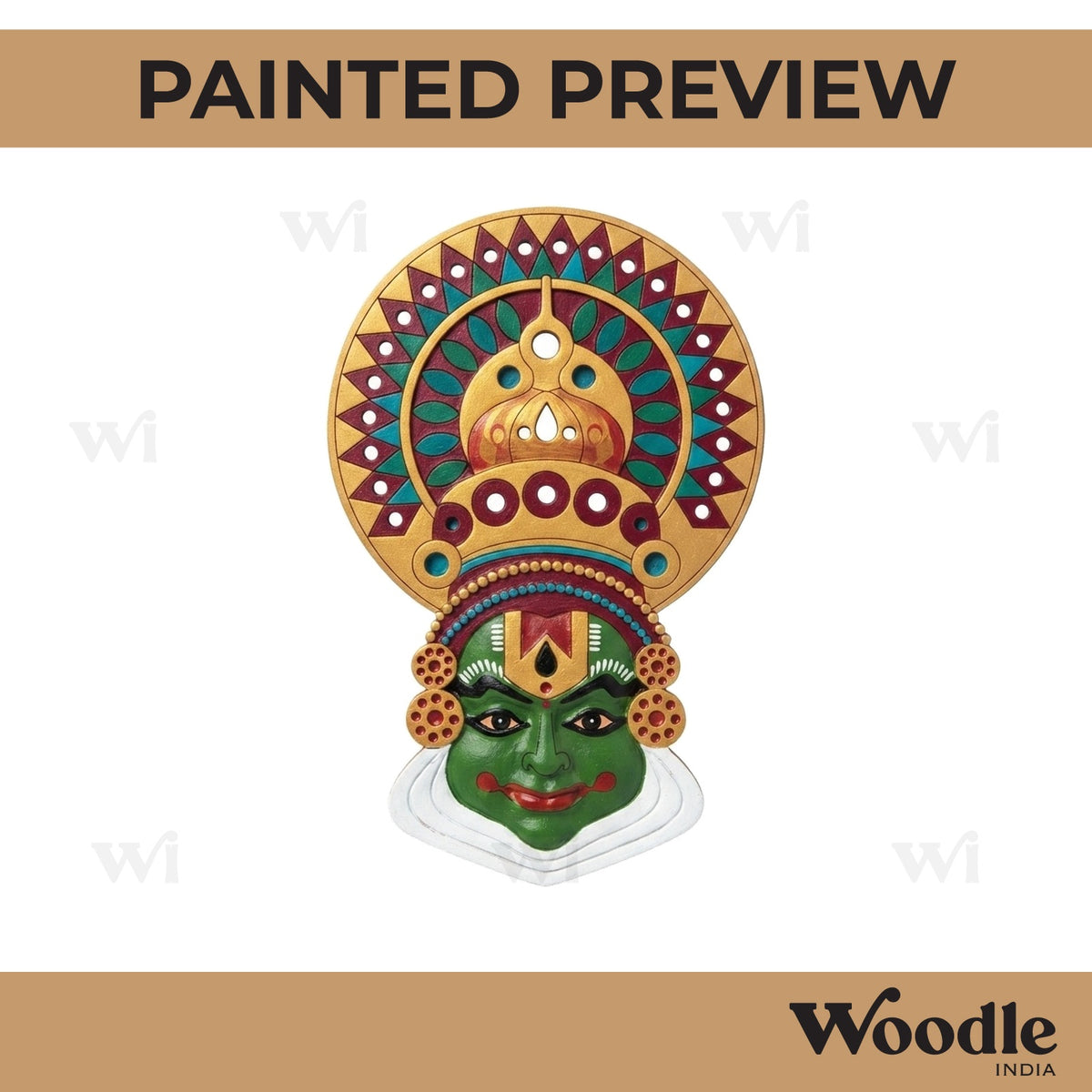 Kathakali Pre Marked MDF Design 3
