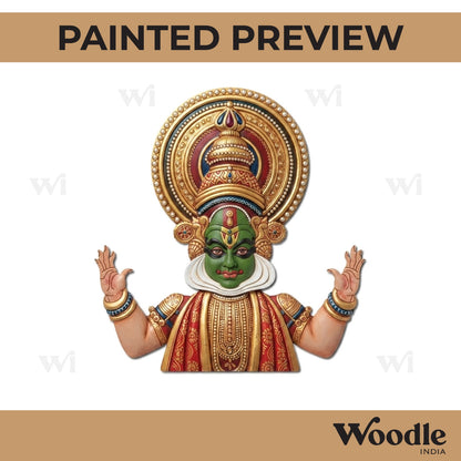 Kathakali Pre Marked MDF Design 5