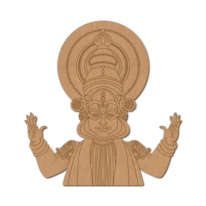 Kathakali Pre Marked MDF Design 5