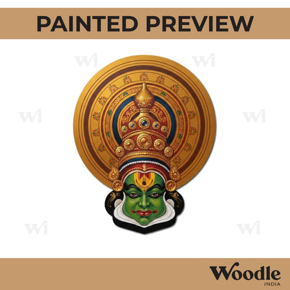 Kathakali Pre Marked MDF Design 6