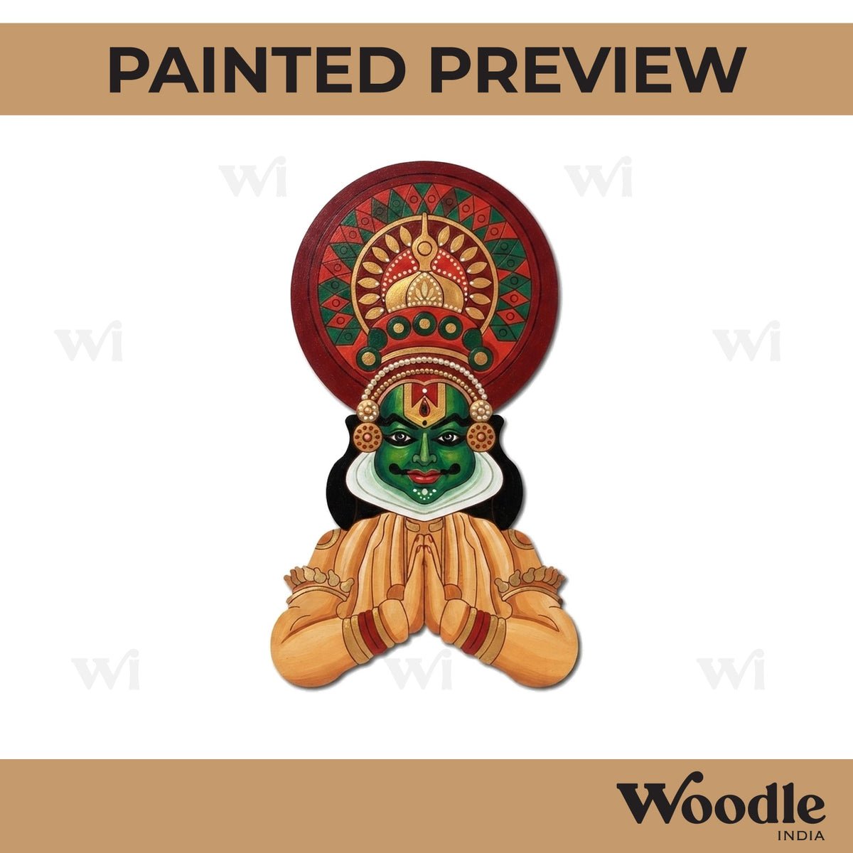 Kathakali Pre Marked MDF Design 7