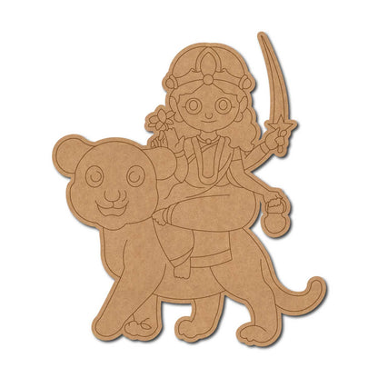 Katyayani Goddess Durga Pre Marked MDF Design 1