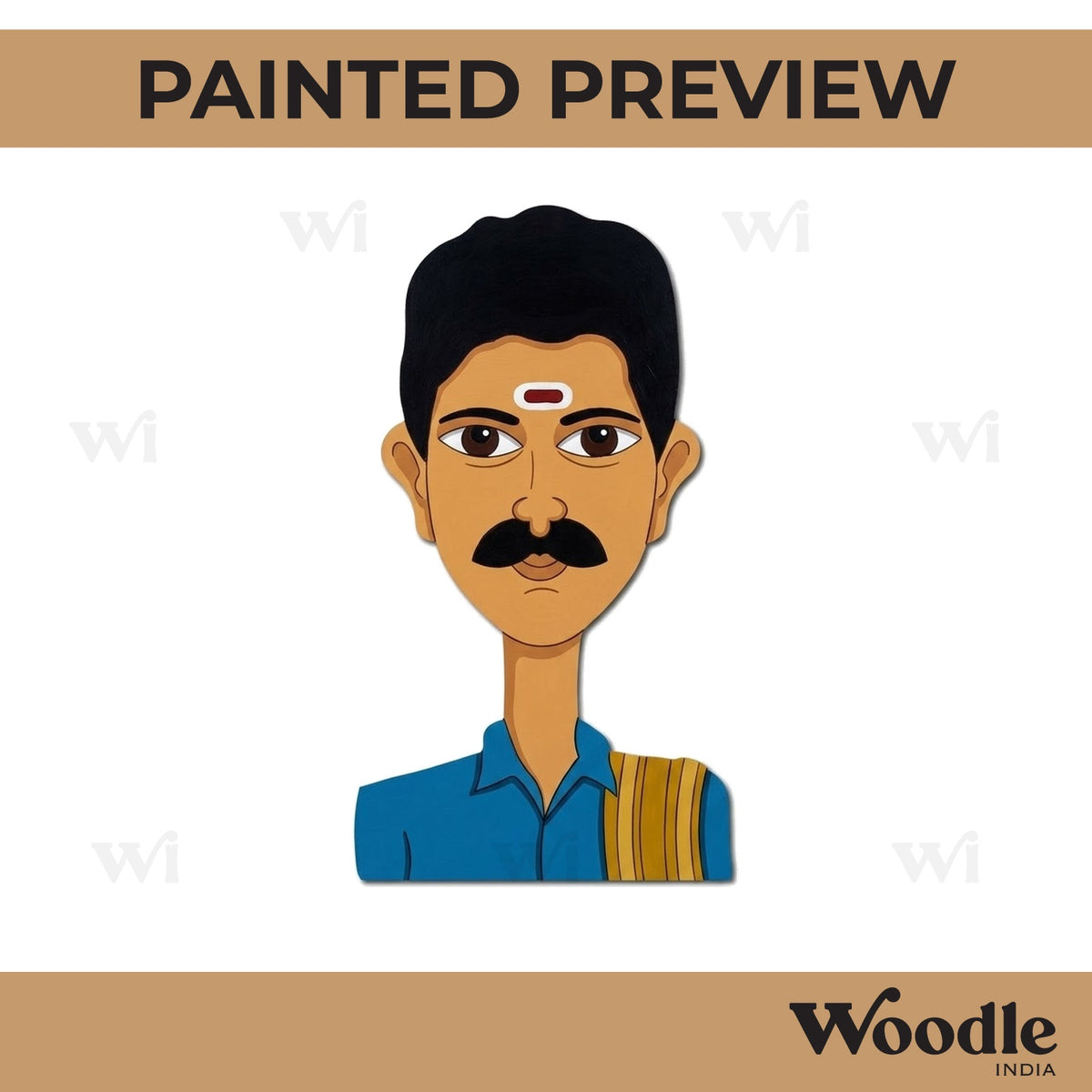Kerala Man Pre Marked MDF Design 2
