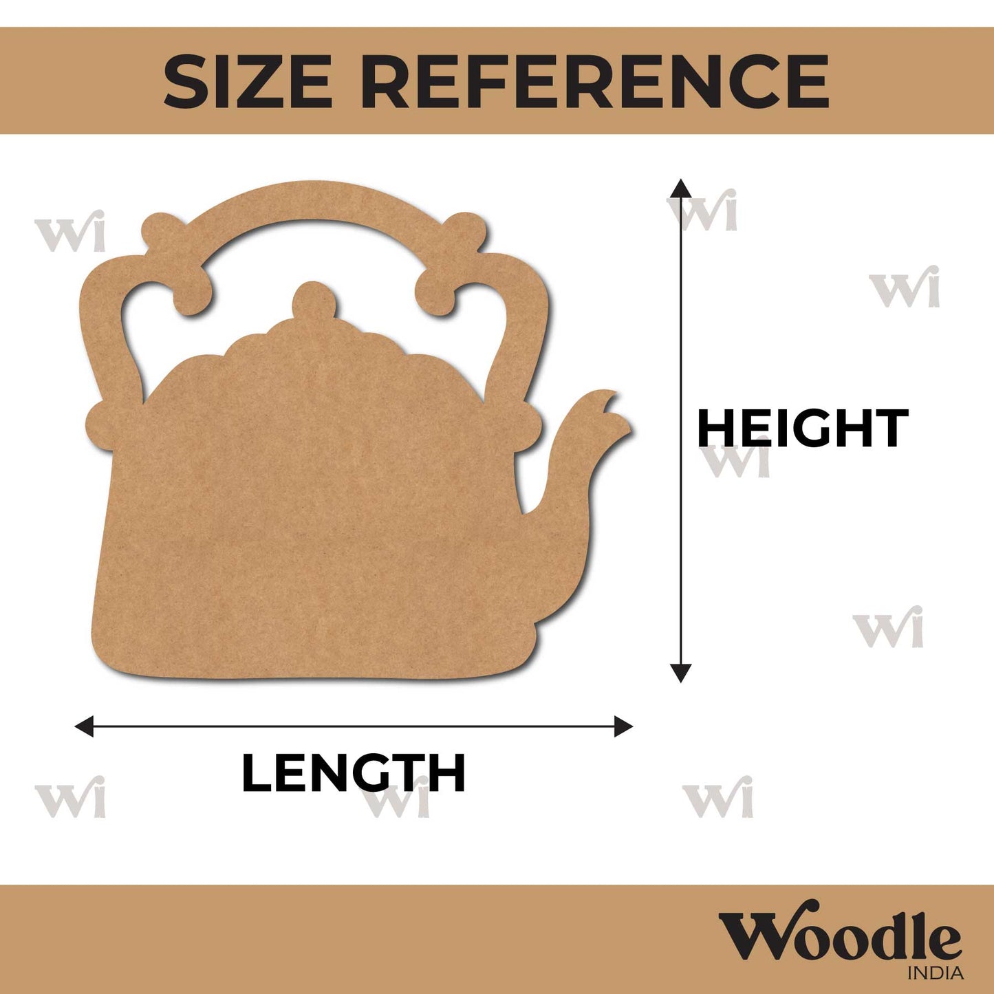 Kettle Cutout MDF Design 7