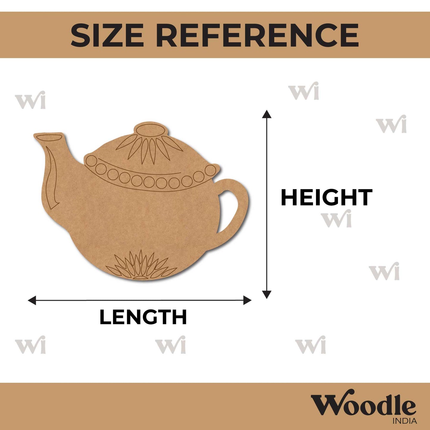 Kettle Pre Marked MDF Design 3
