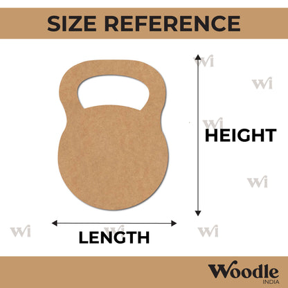 Kettlebell Cutout MDF Design 1