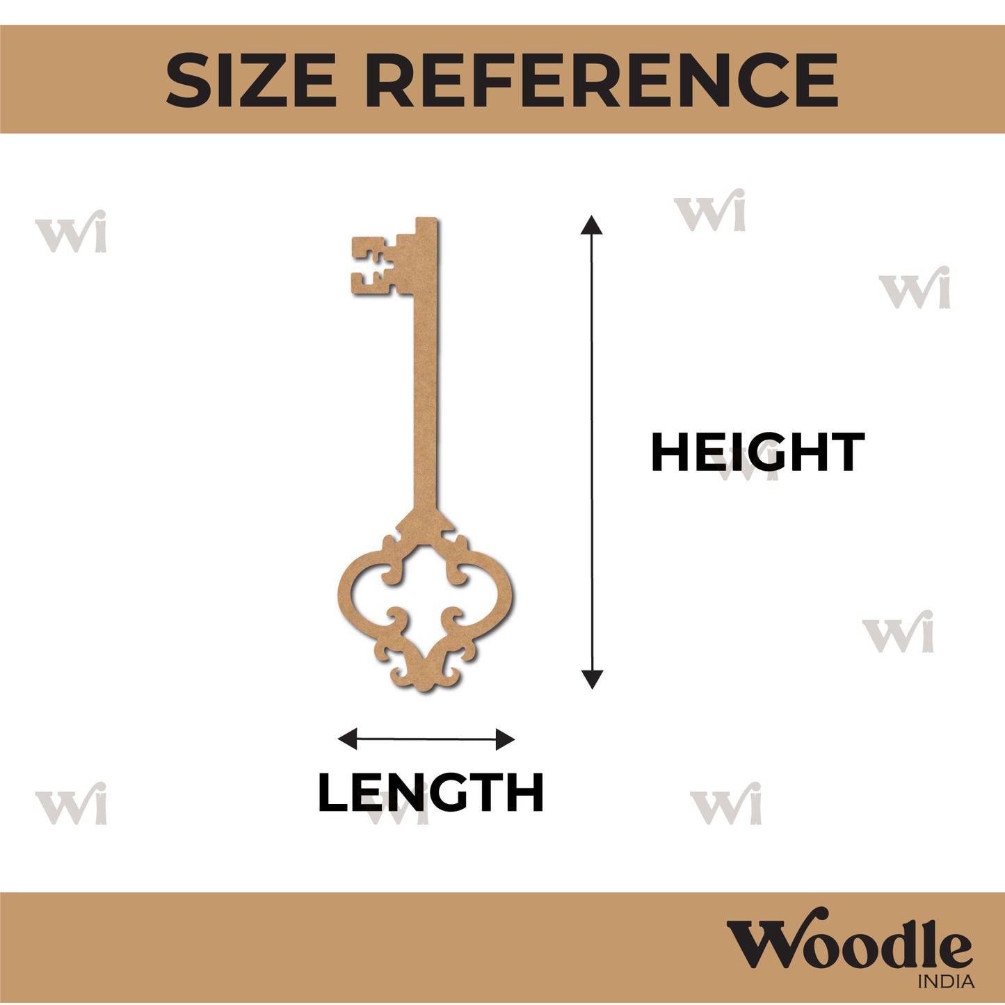 Key Cutout MDF Design 10