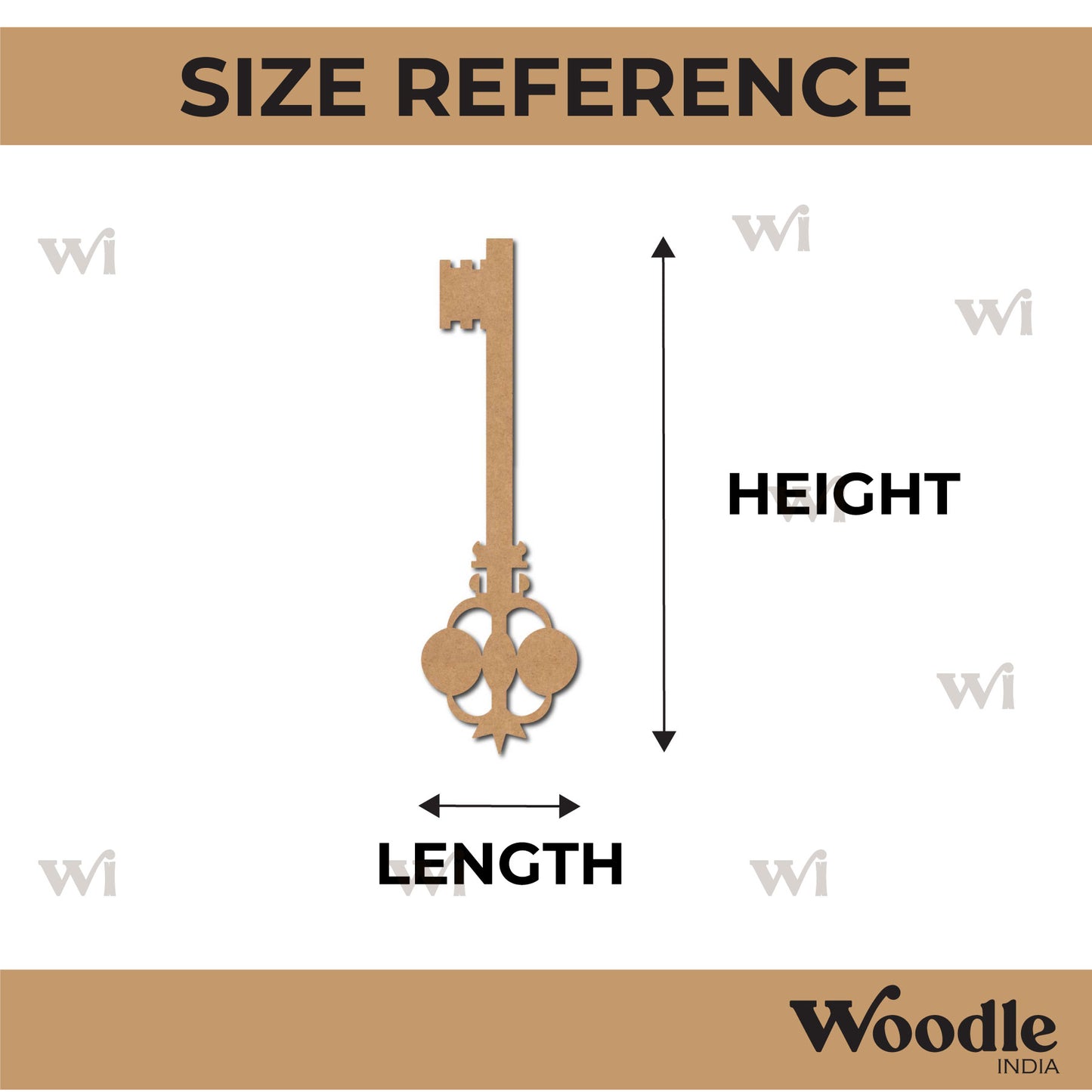 Key Cutout MDF Design 12