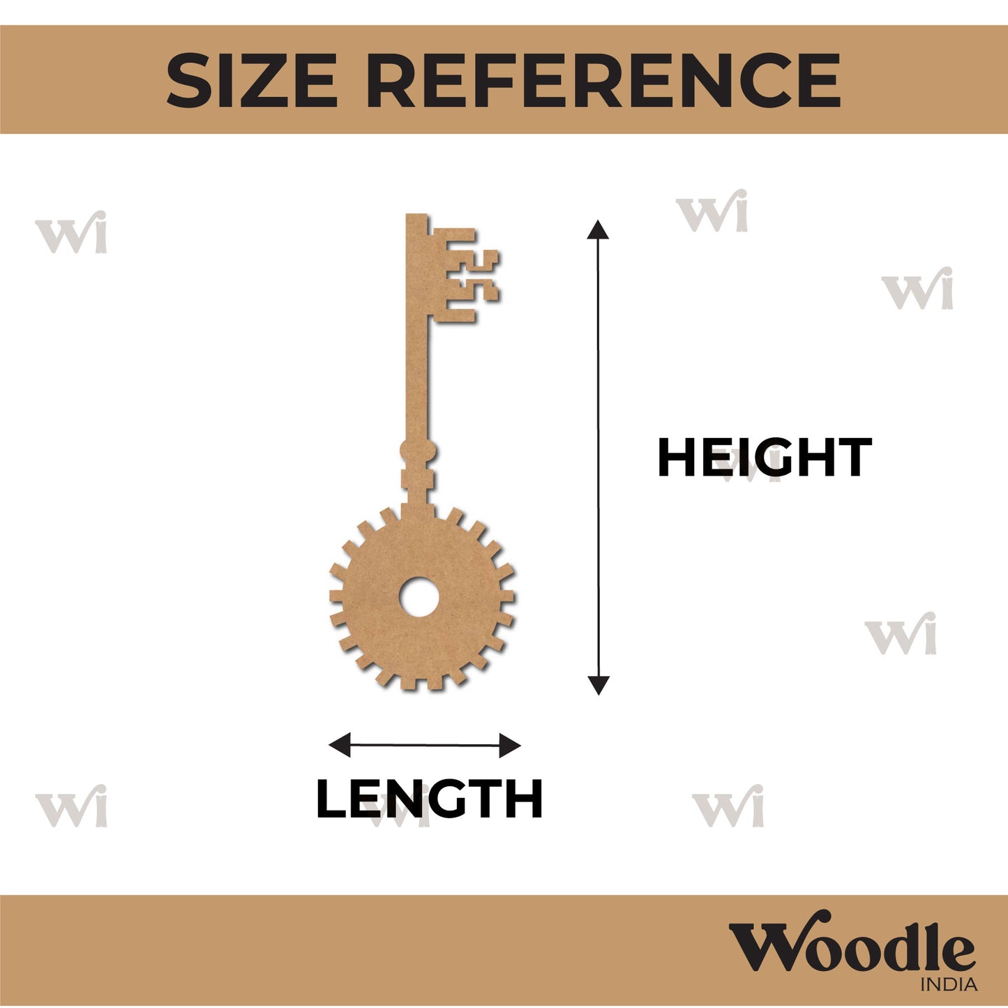 Key Cutout MDF Design 13