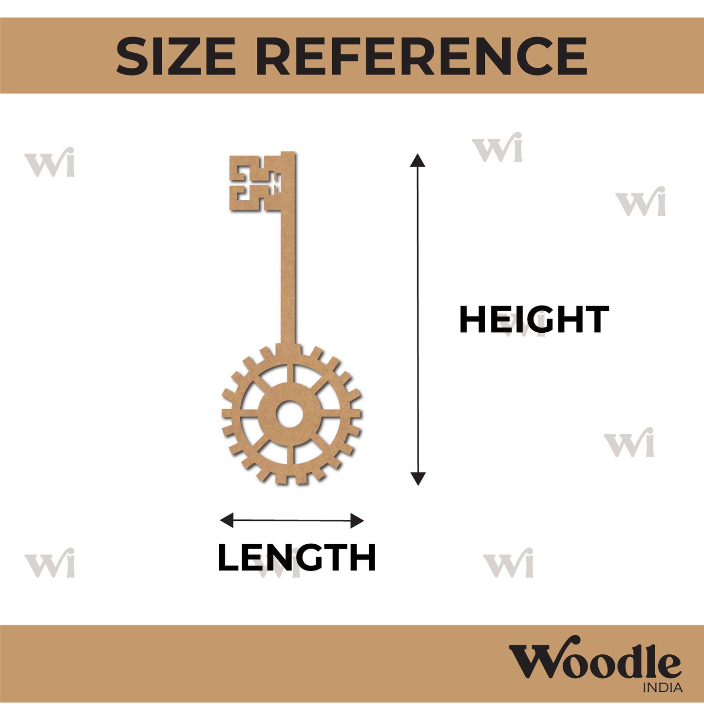 Key Cutout MDF Design 14