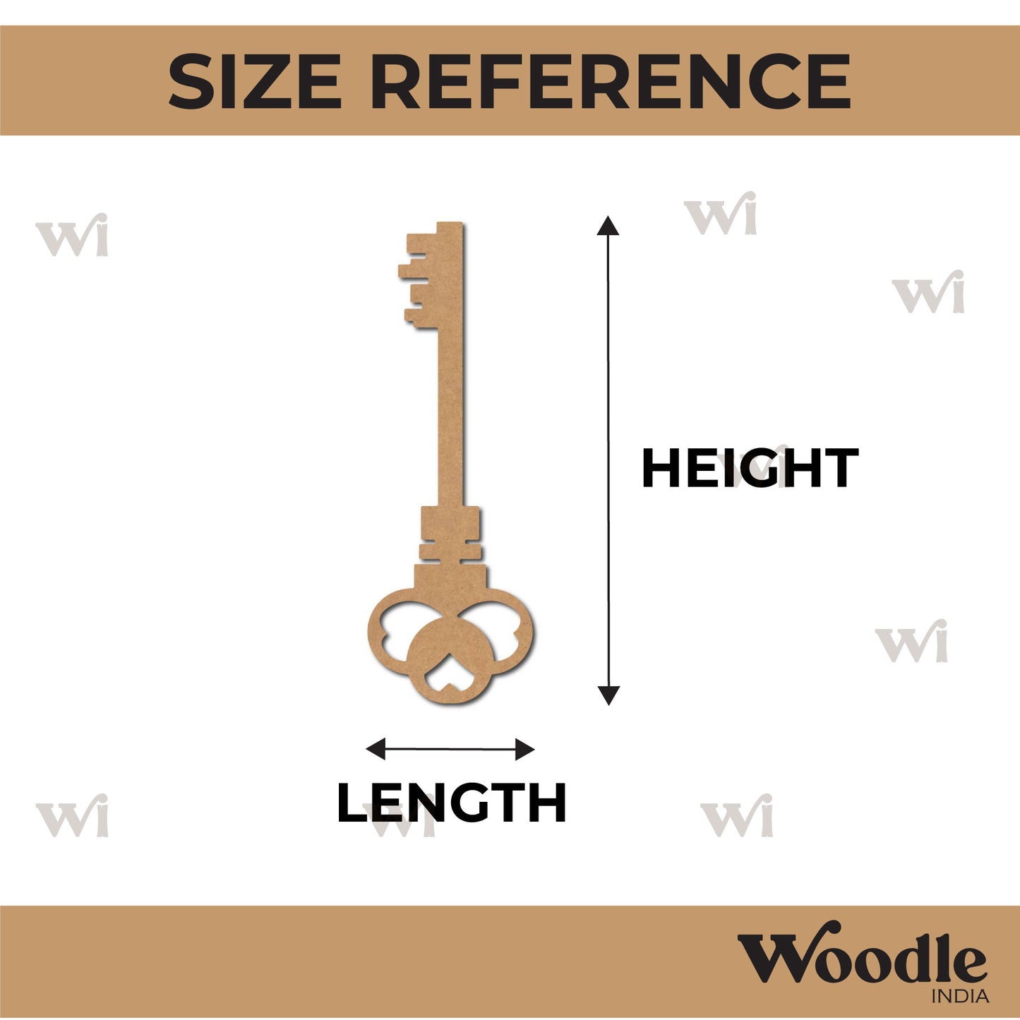 Key Cutout MDF Design 5
