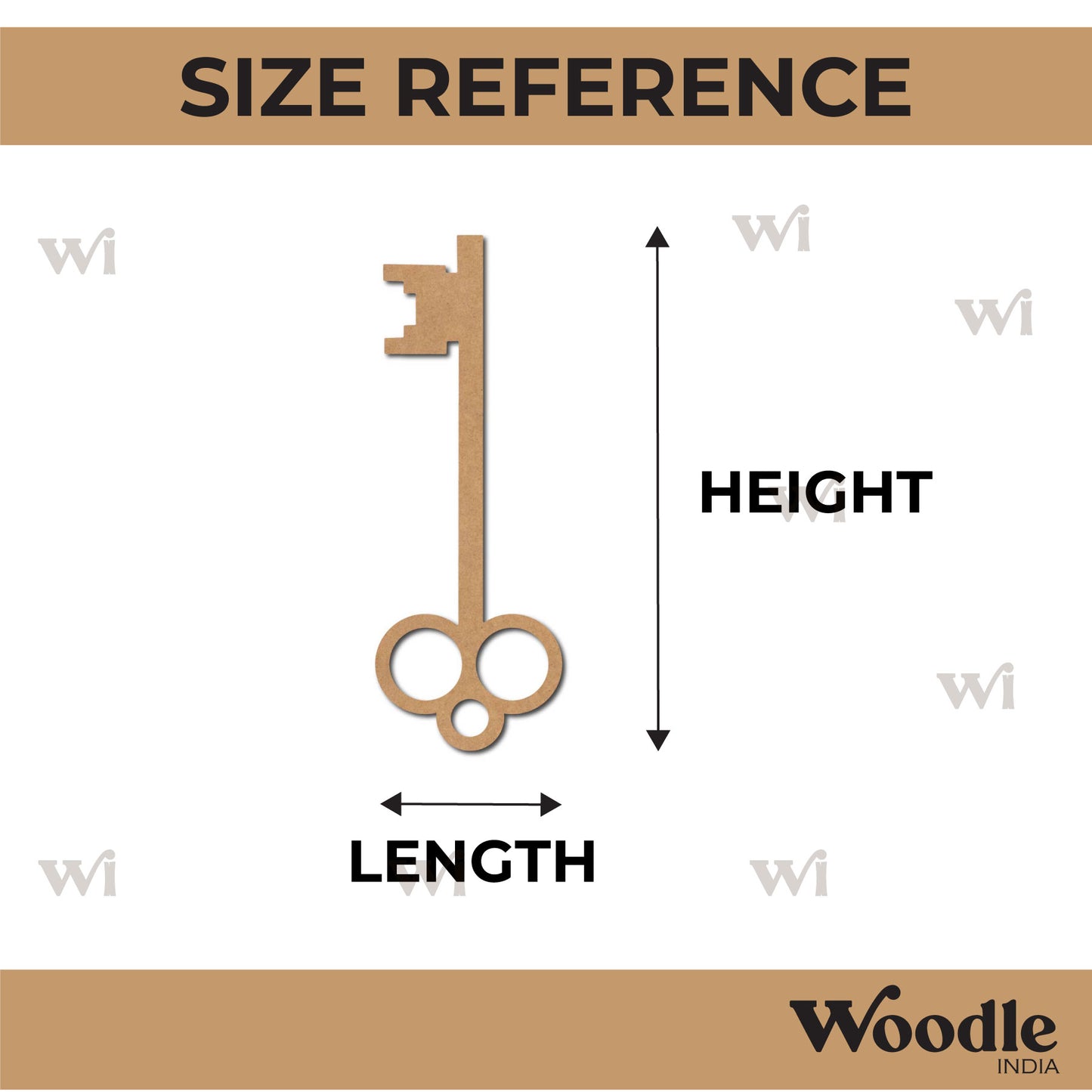 Key Cutout MDF Design 6