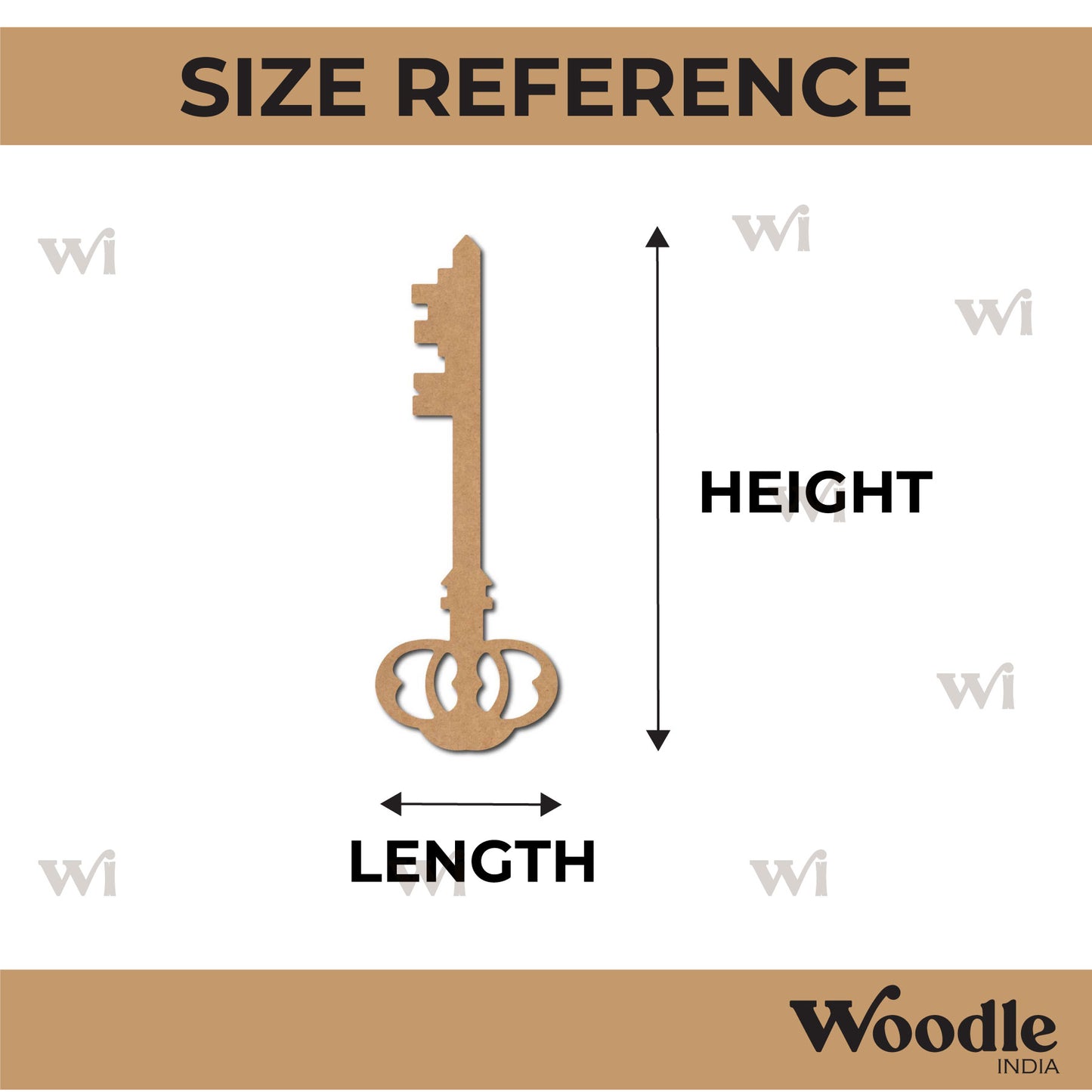 Key Cutout MDF Design 7