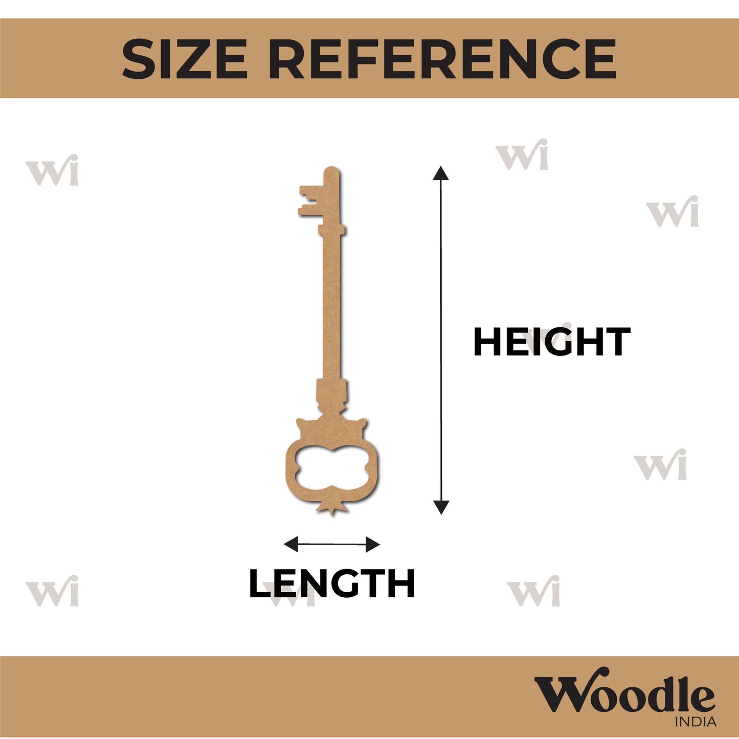 Key Cutout MDF Design 8