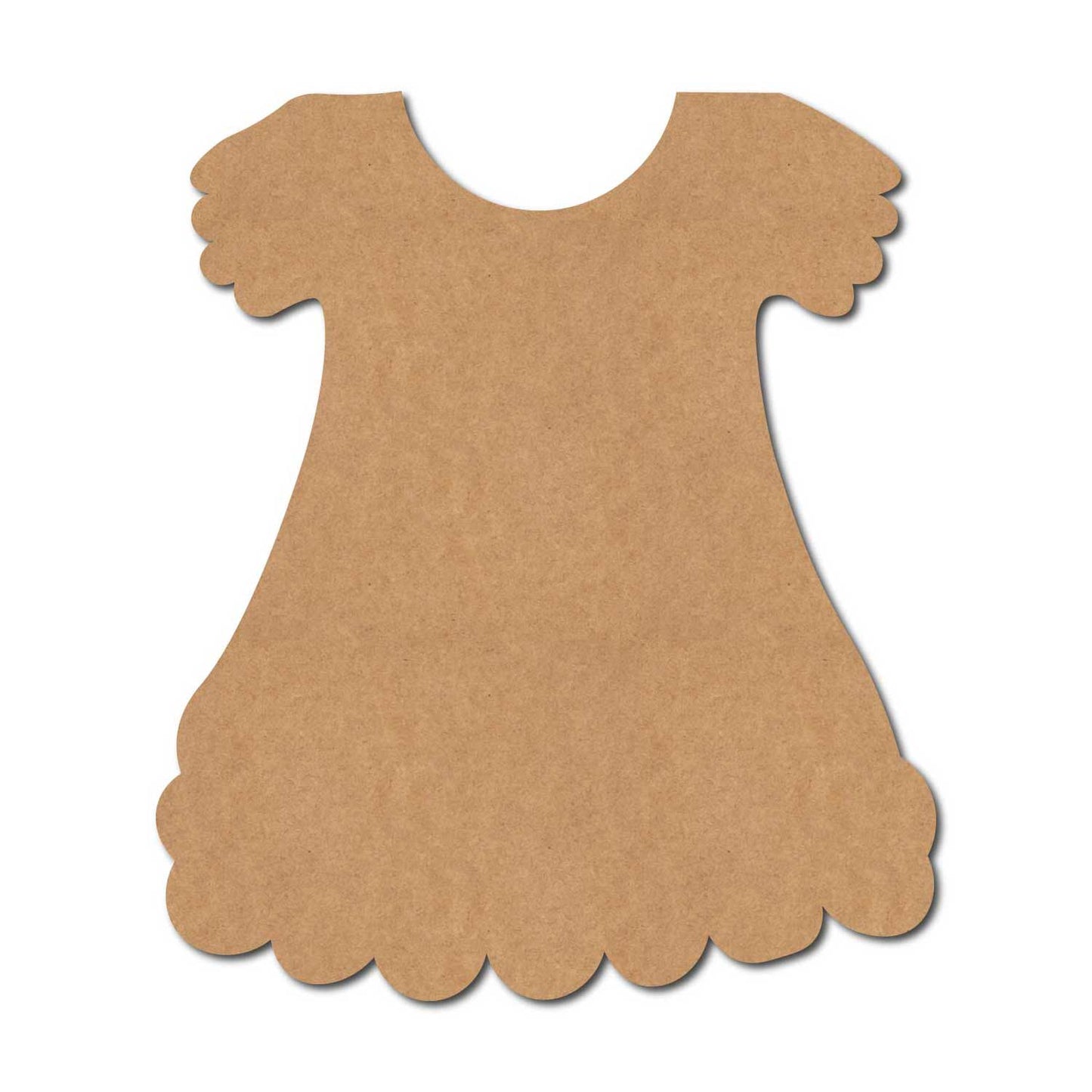 Kids Frock Cutout MDF Design 1