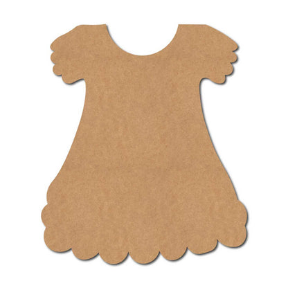Kids Frock Cutout MDF Design 1