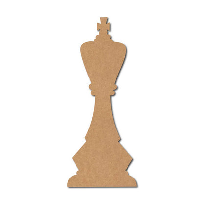 King Chess Cutout MDF Design 1