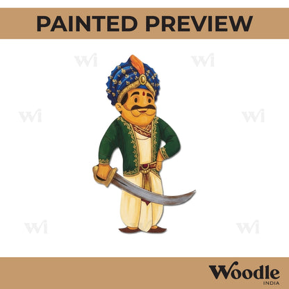 King Dashrath Pre Marked MDF Design 4