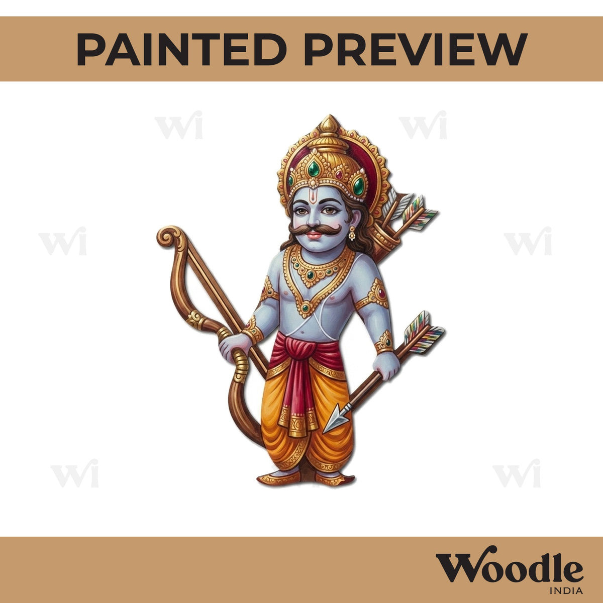 King Dashrath Pre Marked MDF Design 5