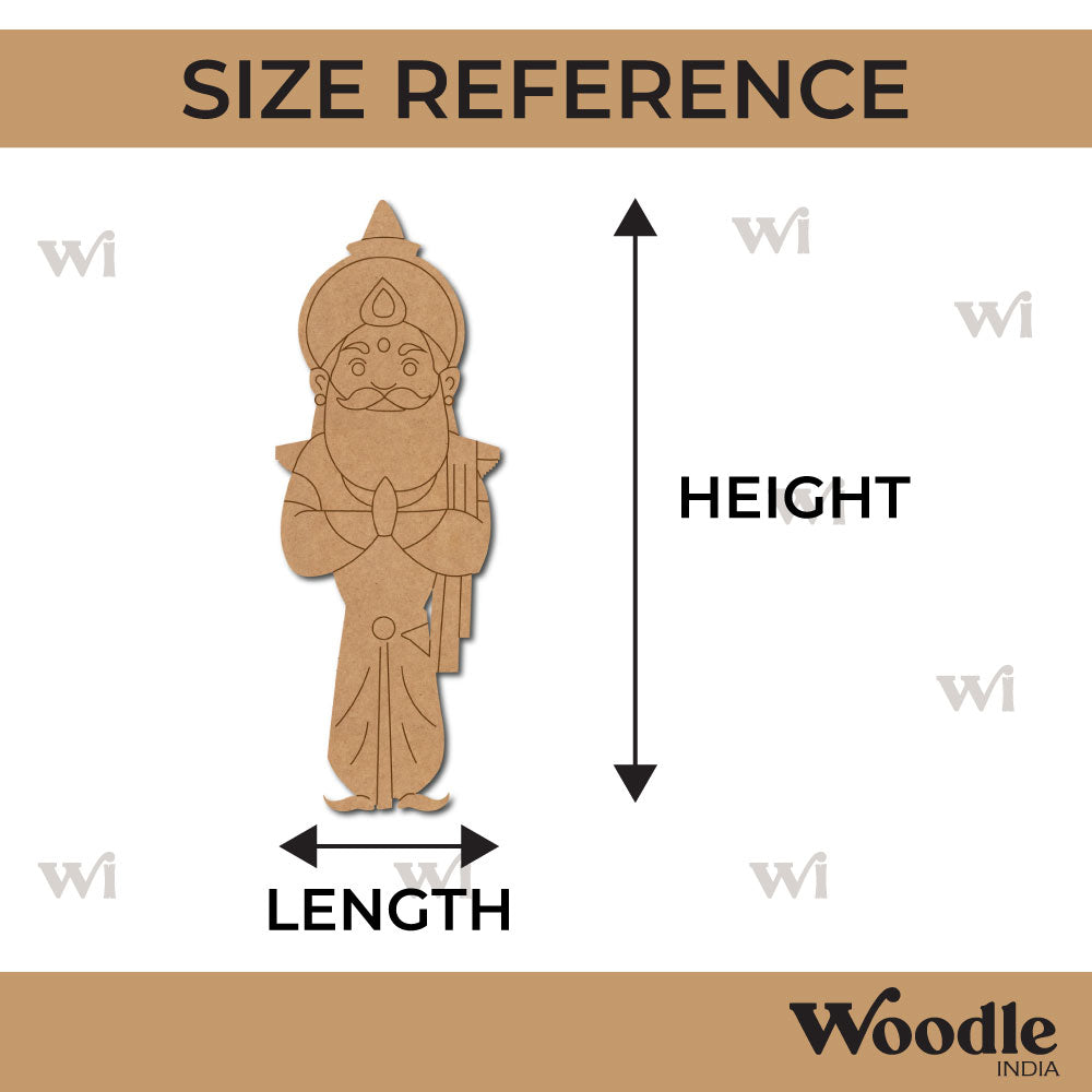 King Dashrath Pre Marked MDF Design 6