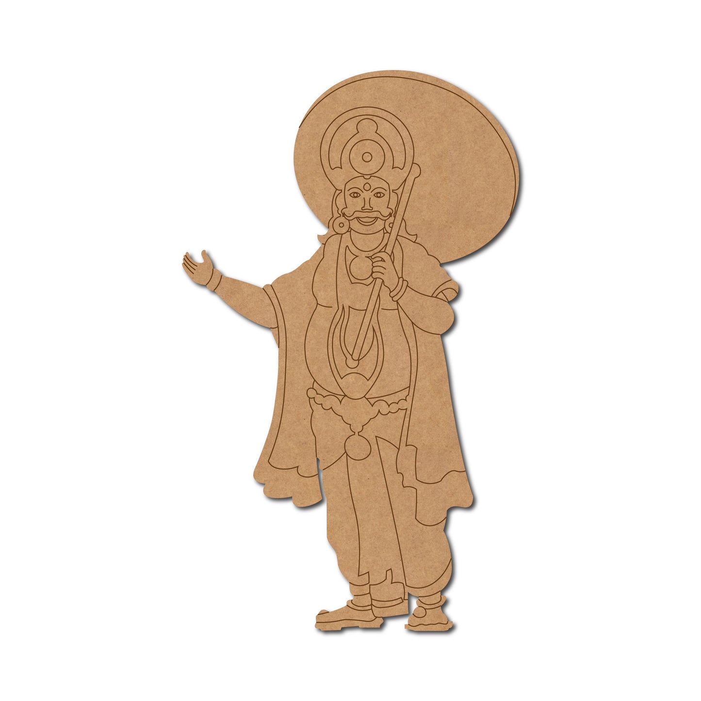 King Mahabali Pre Marked MDF Design 3