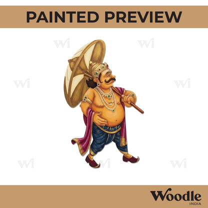 King Mahabali Pre Marked MDF Design 4