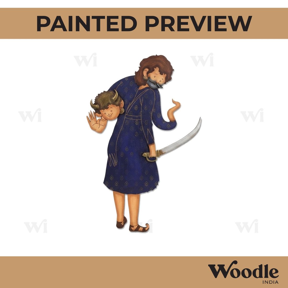 King Vikramaditya Pre Marked MDF Design 1