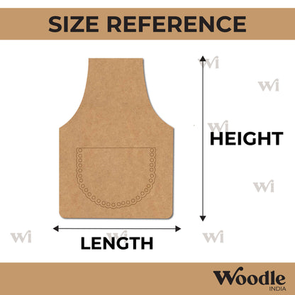 Kitchen Apron Pre Marked MDF Design 1