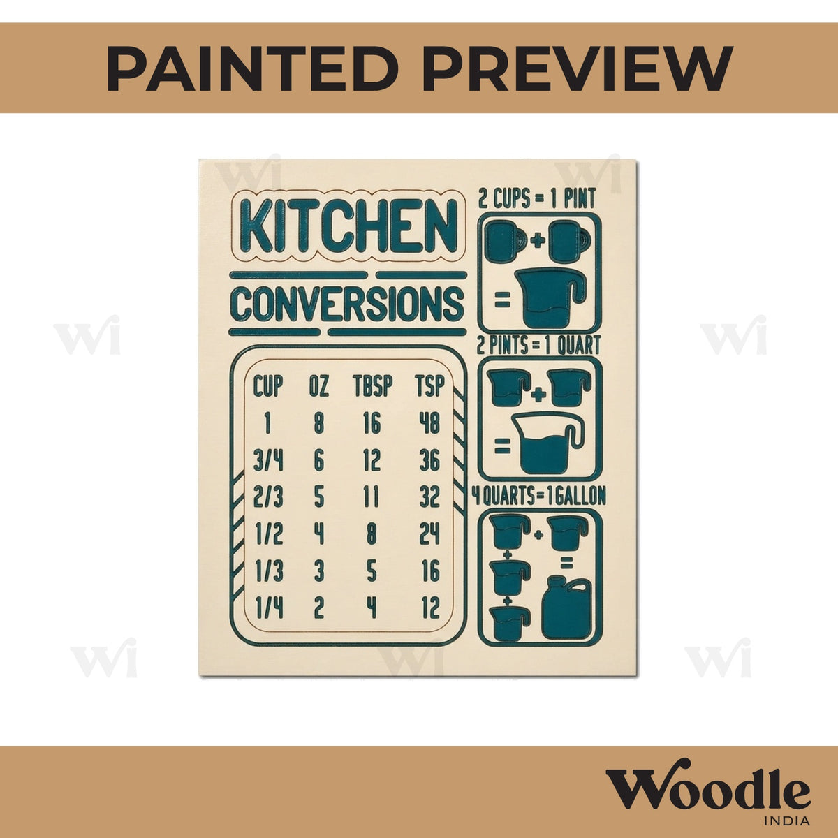Kitchen Conversion Pre Marked Base MDF Design 2