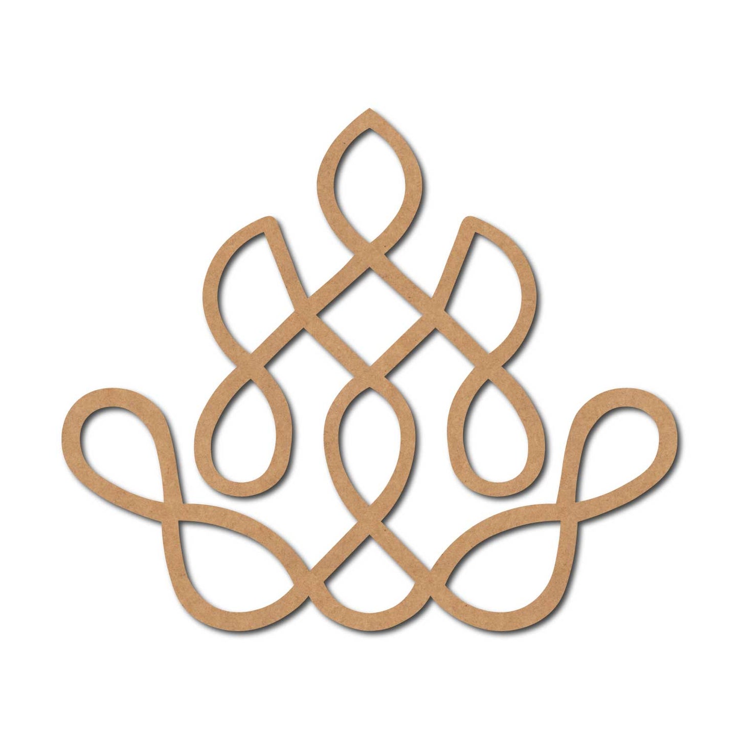 Kolam Muggu Pattern Cutout MDF Design 10