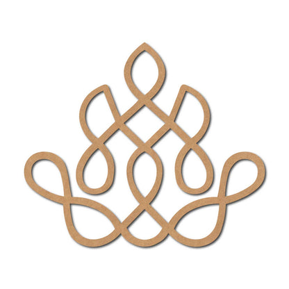 Kolam Muggu Pattern Cutout MDF Design 10