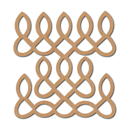 Kolam Muggu Pattern Cutout MDF Design 11