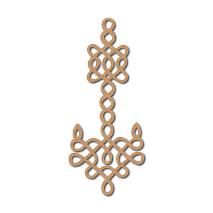 Kolam Muggu Pattern Cutout MDF Design 13