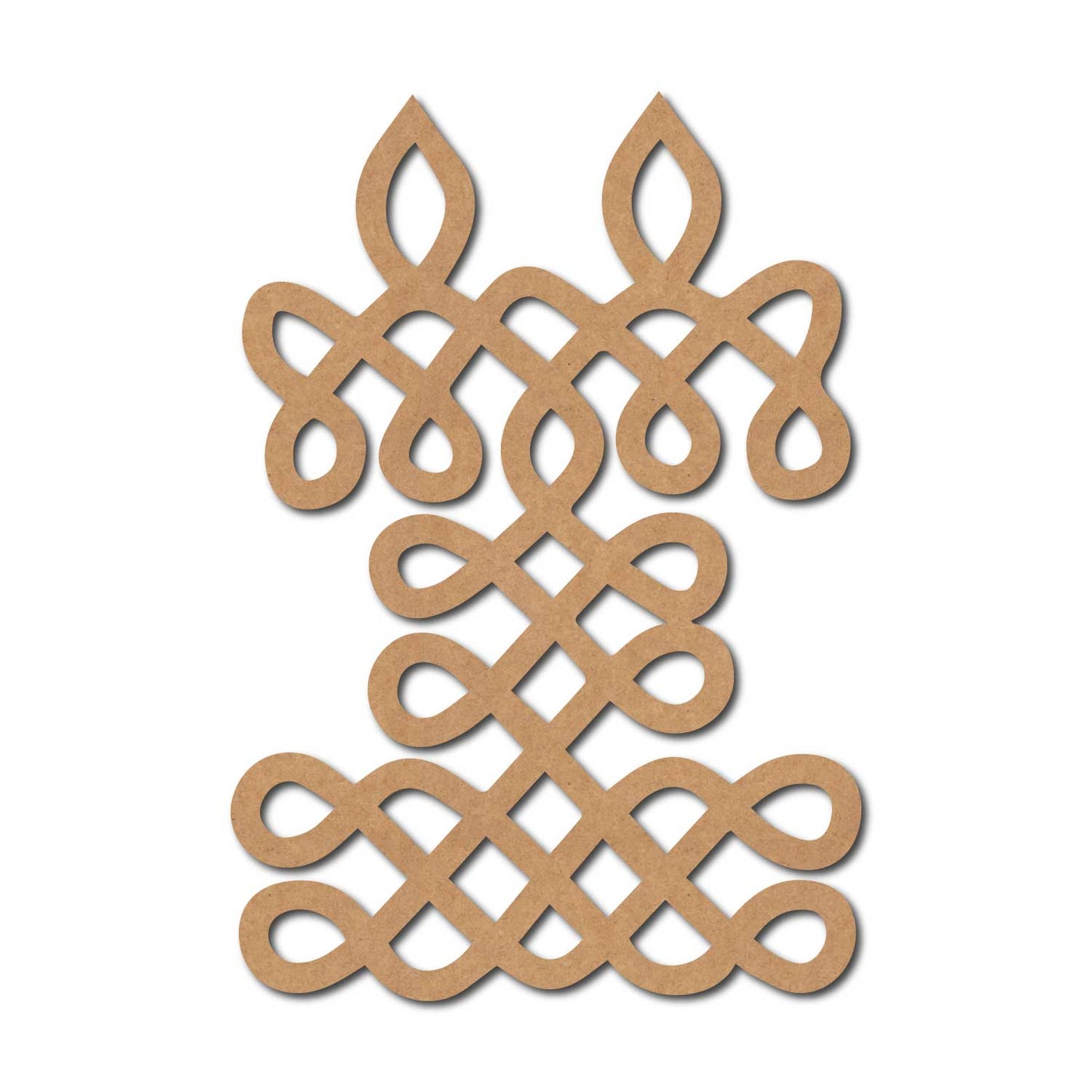 Kolam Muggu Pattern Cutout MDF Design 15