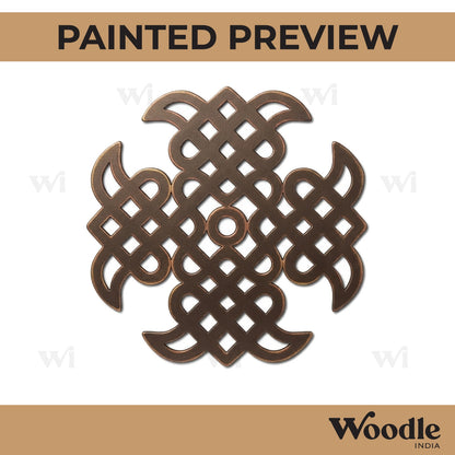 Kolam Muggu Pattern Cutout MDF Design 20