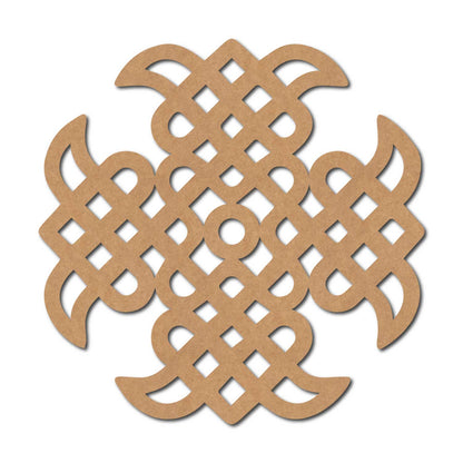 Kolam Muggu Pattern Cutout MDF Design 20
