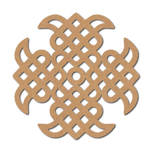 Kolam Muggu Pattern Cutout MDF Design 20