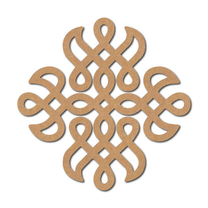 Kolam Muggu Pattern Cutout MDF Design 21