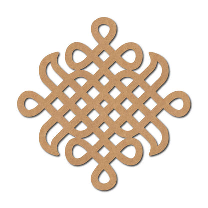 Kolam Muggu Pattern Cutout MDF Design 22