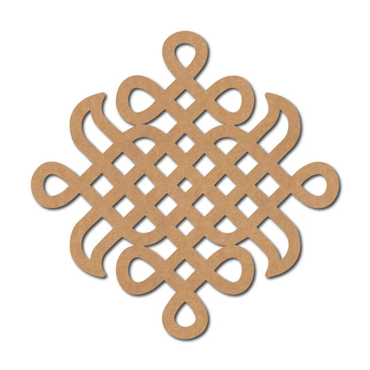 Kolam Muggu Pattern Cutout MDF Design 22