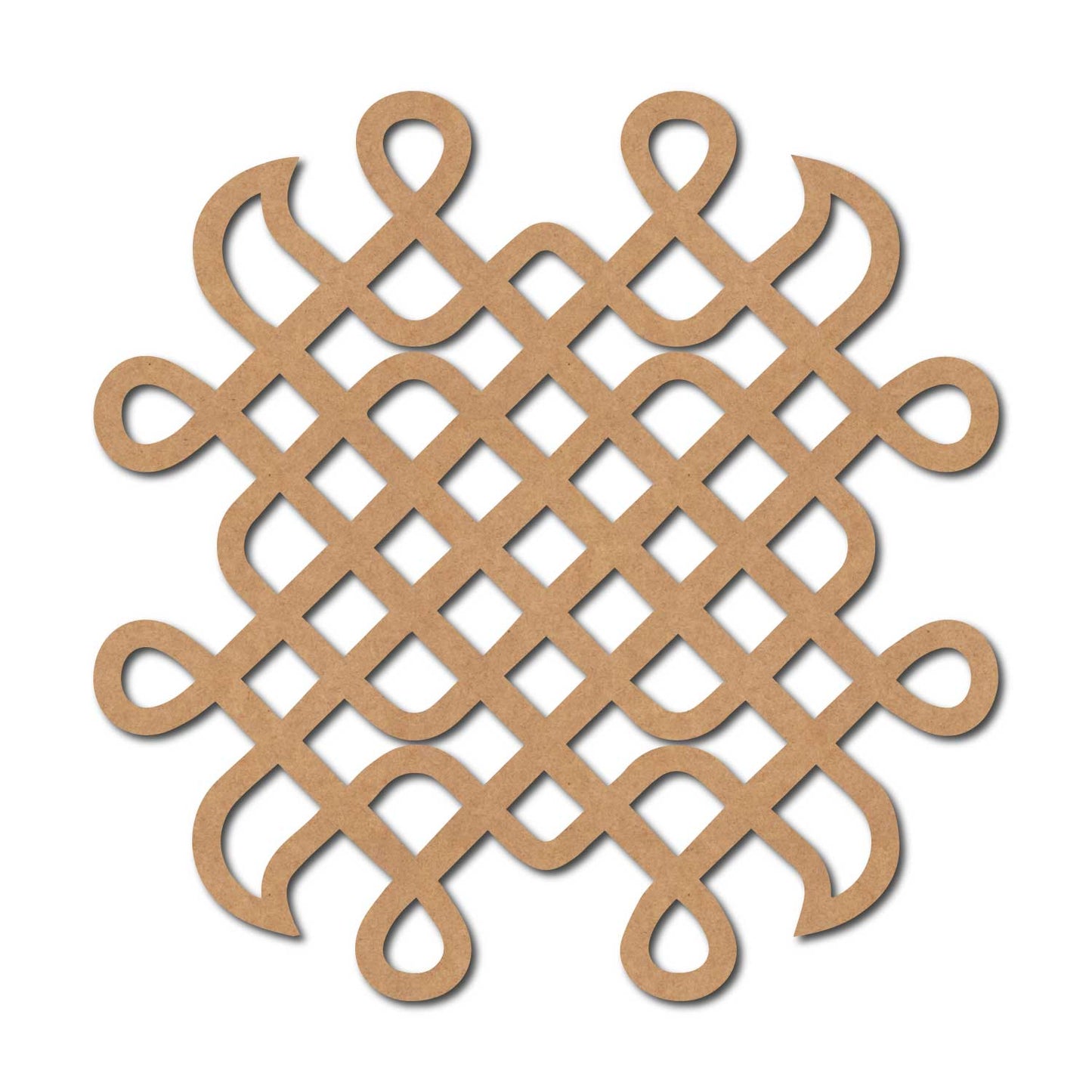 Kolam Muggu Pattern Cutout MDF Design 23