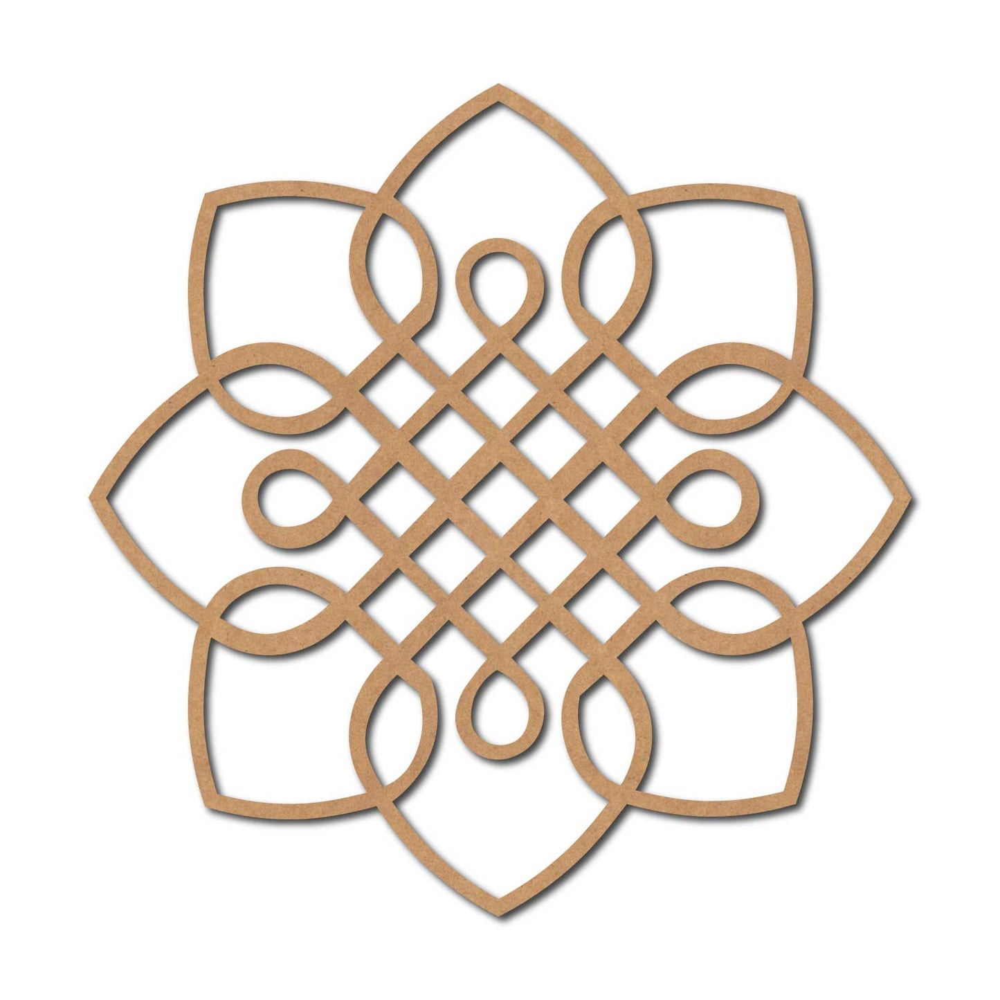 Kolam Muggu Pattern Cutout MDF Design 28
