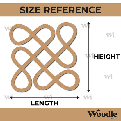 Kolam Muggu Pattern Cutout MDF Design 2