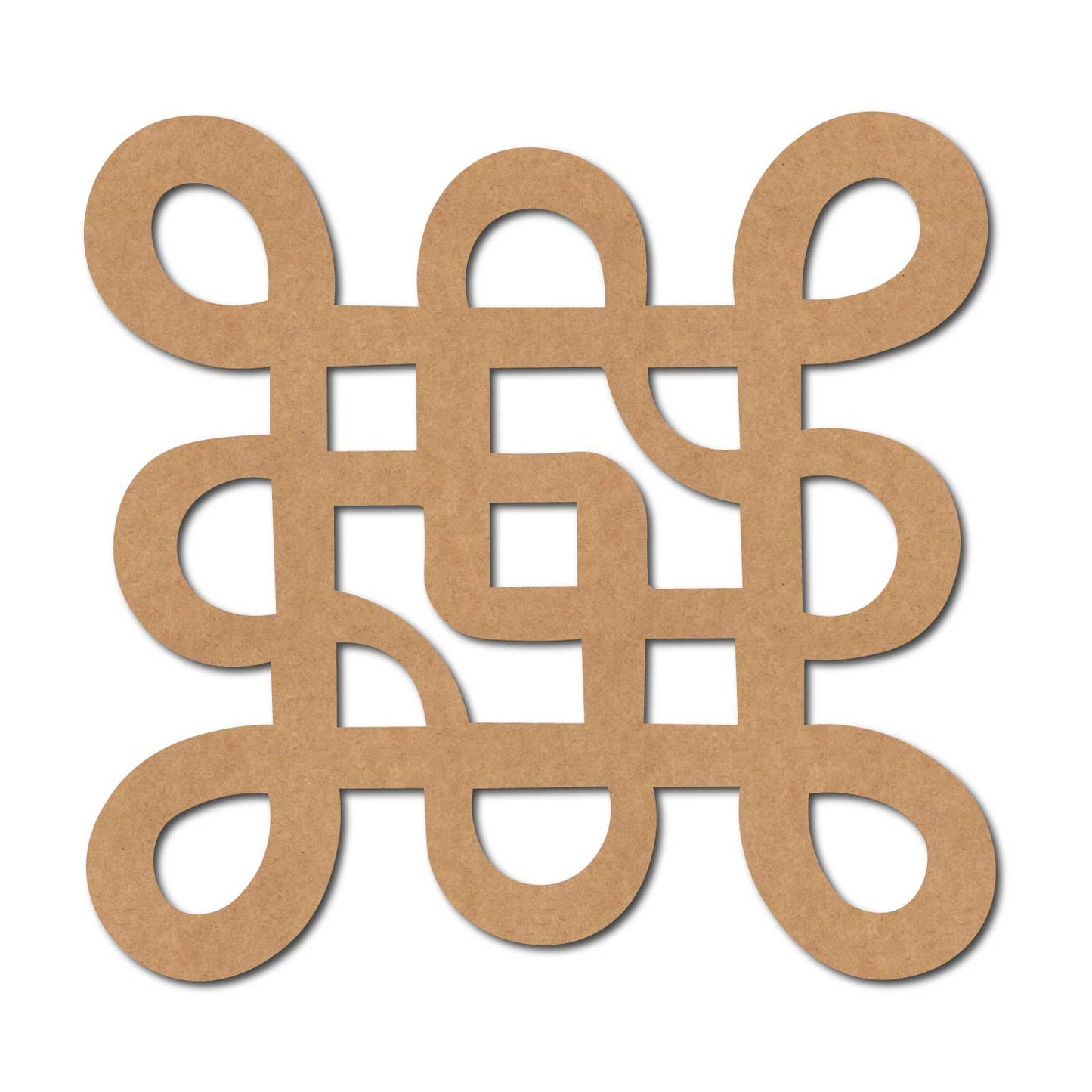 Kolam Muggu Pattern Cutout MDF Design 4