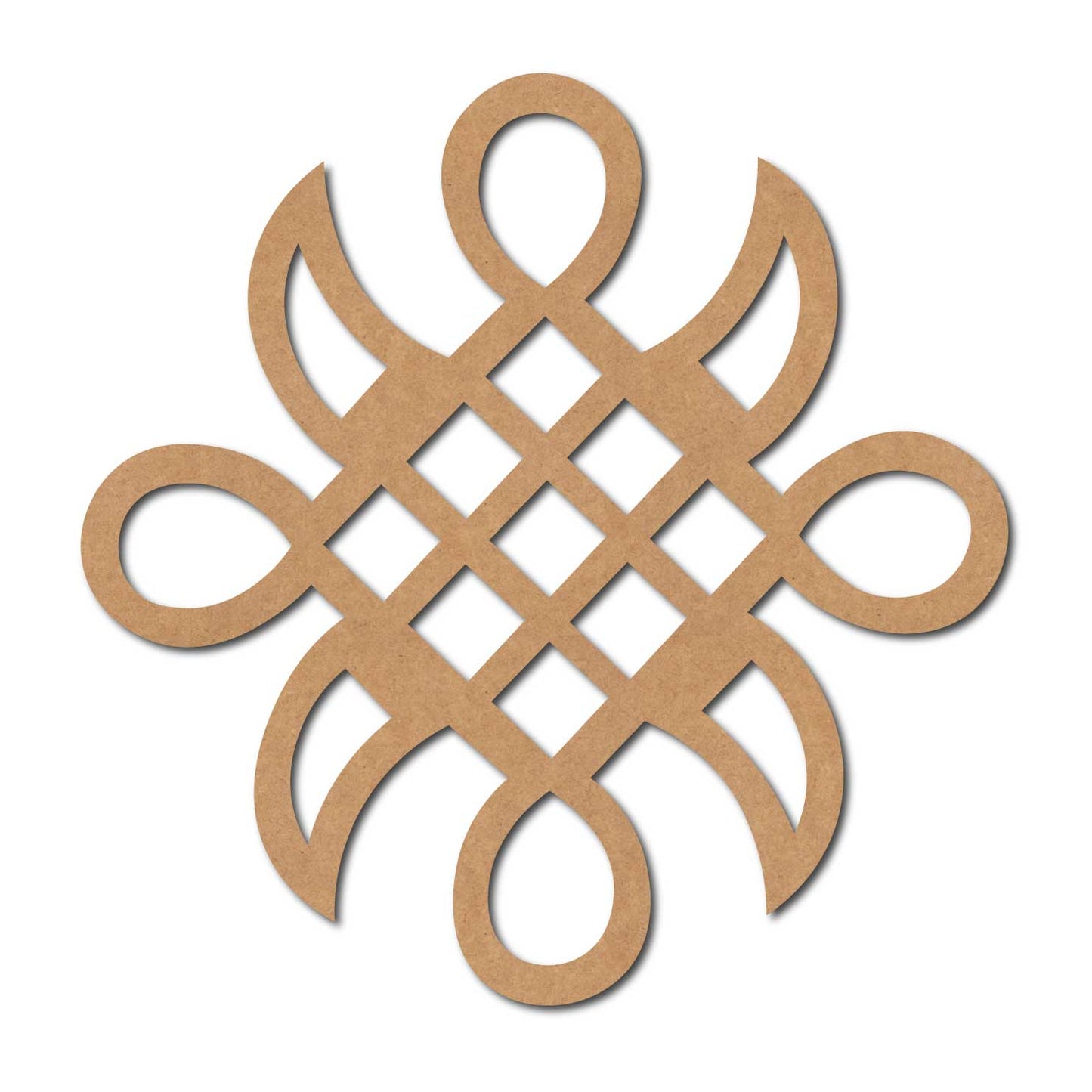 Kolam Muggu Pattern Cutout MDF Design 5