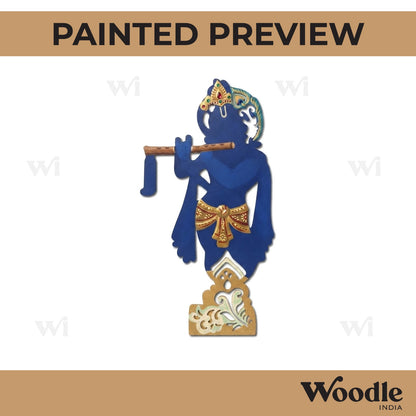 Krishna Ji Cutout MDF Design 2