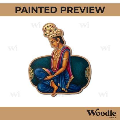 Krishna Ji Kalighat Pre Marked MDF Design 1