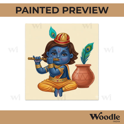 Krishna Ji Pre Marked Base MDF Design 2