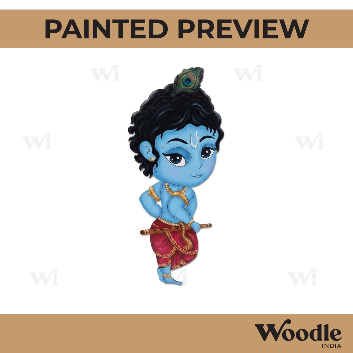 Krishna Ji Pre Marked MDF Design 15